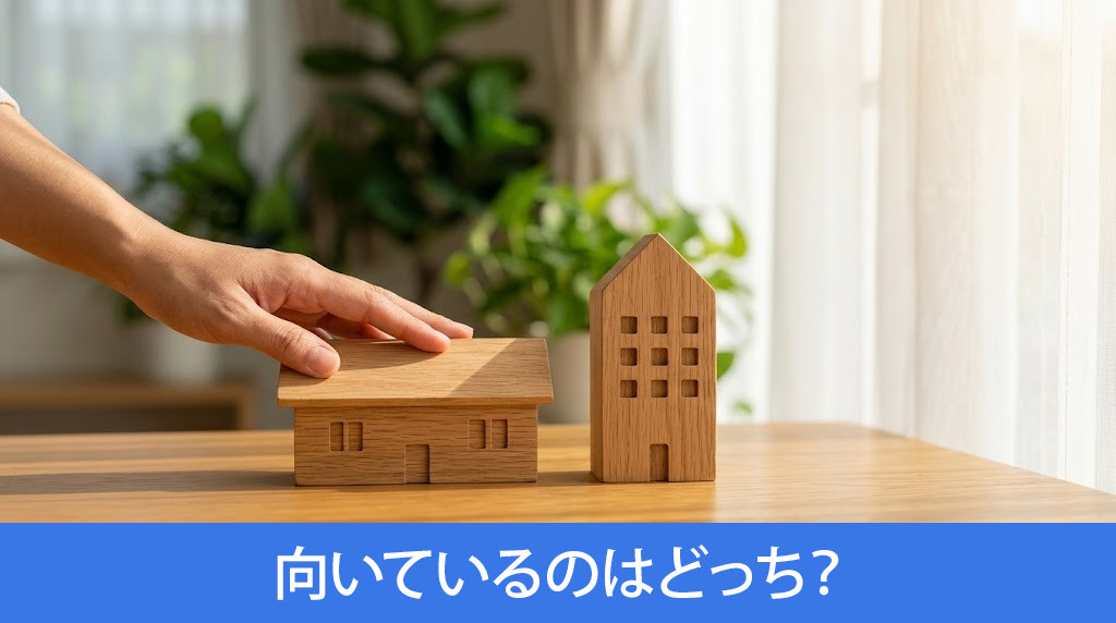向いているのはどっち?