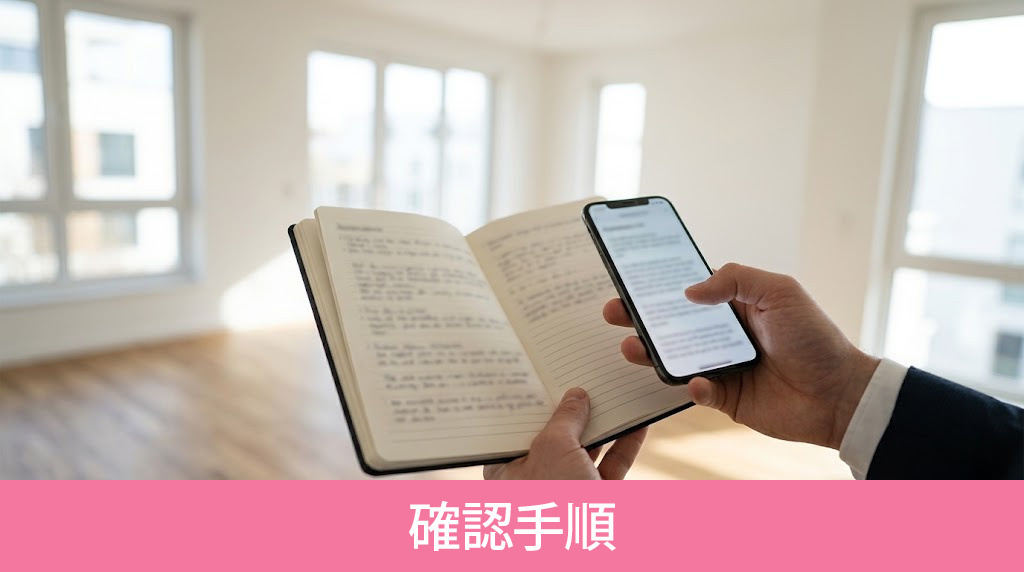 申し込み状況を正確に把握するための確認手順