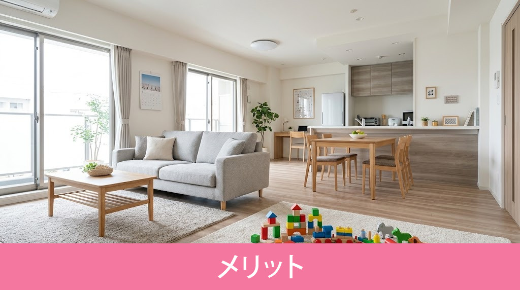 ファミリー向け賃貸物件で子育てをするメリット