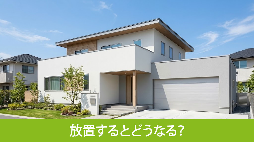 一戸建てを放置するとどうなる?