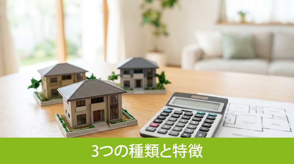 安く買える一戸建ての主な3つの種類と特徴