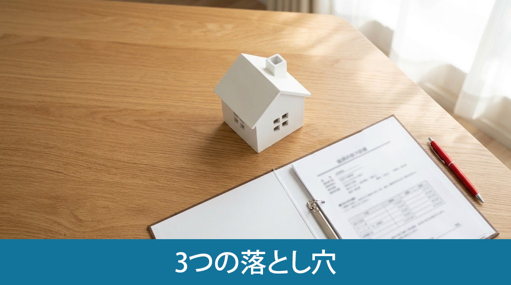 売却前にやってはいけない3つの落とし穴
