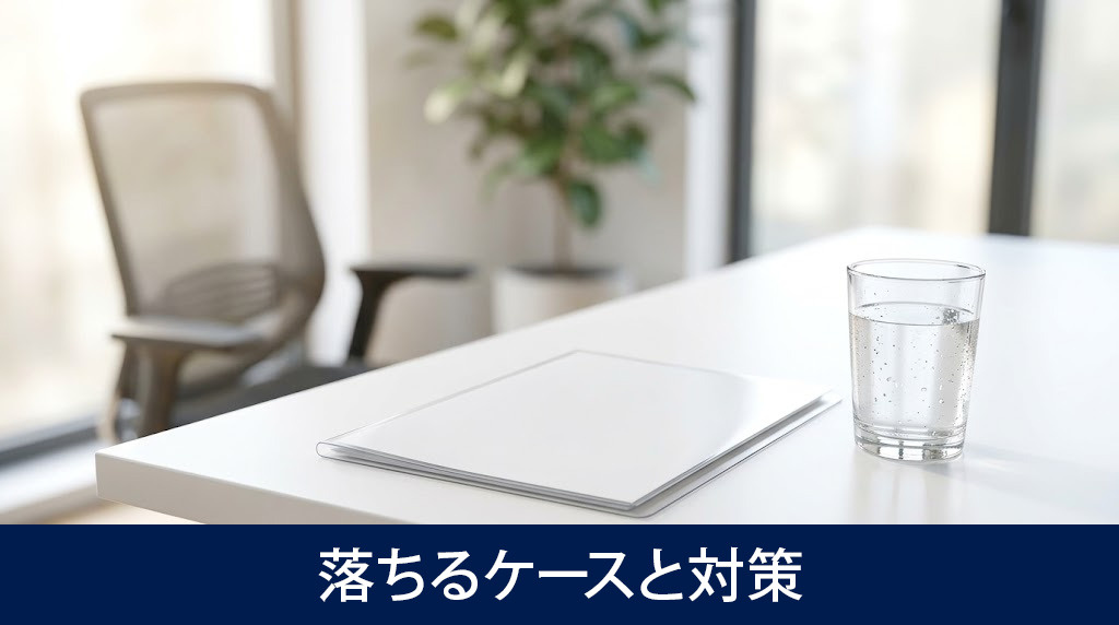 審査に落ちるケースと対策
