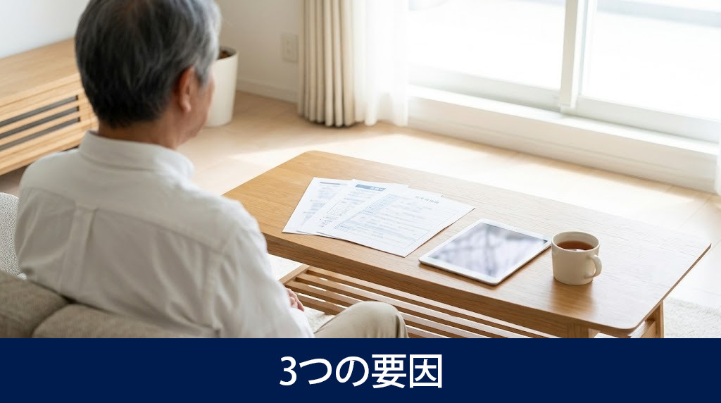 高齢の方の賃貸審査が通りにくい3つの要因