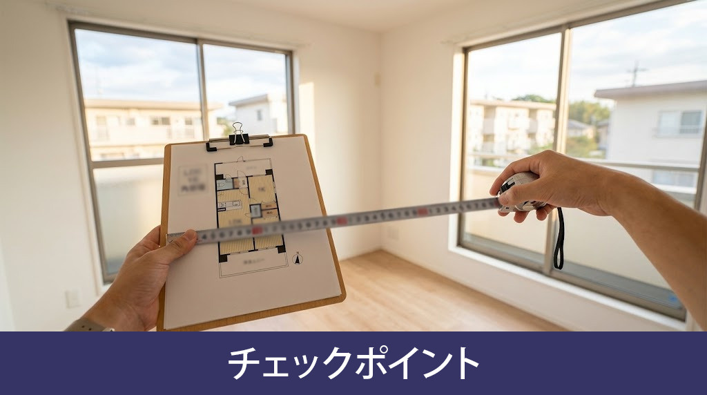 角部屋の内見時のチェックポイント