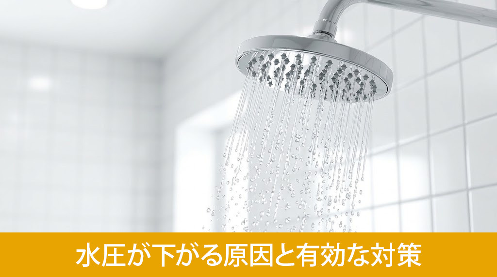エコキュートの水圧が下がる原因と有効な対策