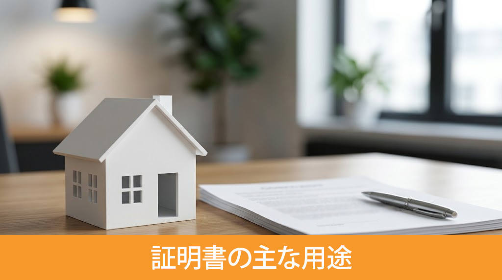 売却や相続等における証明書の主な用途