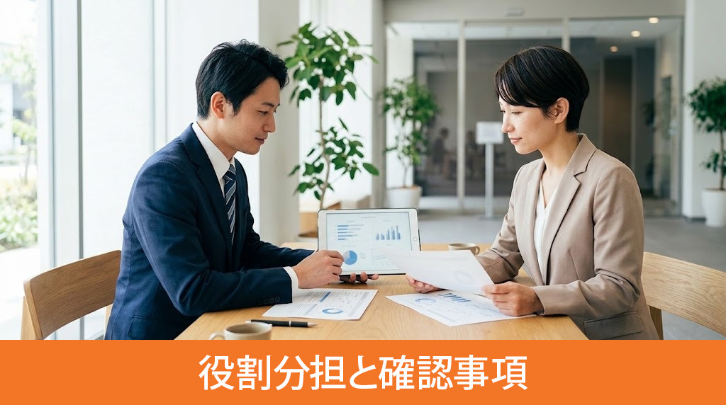 管理組合と管理会社の役割分担と確認事項