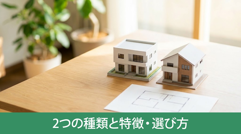 新築一戸建ての2つの種類と特徴・選び方