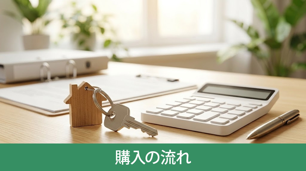 資金計画から引渡しまでの購入の流れ