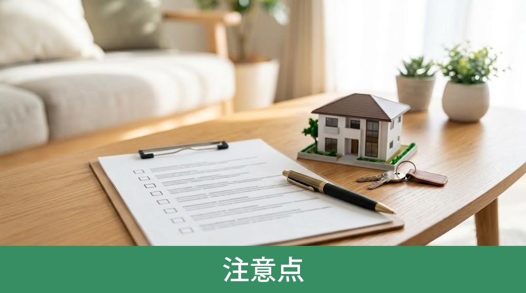 契約後に後悔しないための重要な注意点