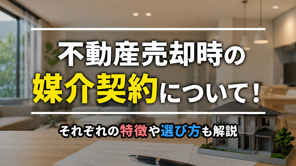 不動産売却時の媒介契約について!それぞれの特徴や選び方も解説