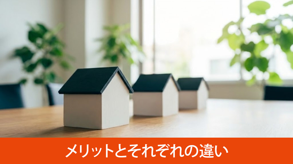 3つの媒介契約のメリットとそれぞれの違い