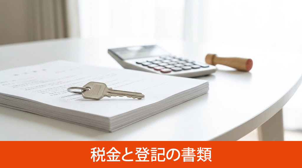 決済や引渡し時に求められる税金と登記の書類