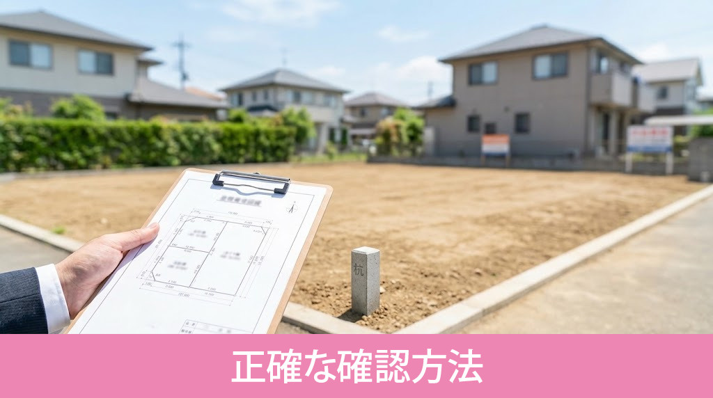 隣地境界線の正確な確認方法