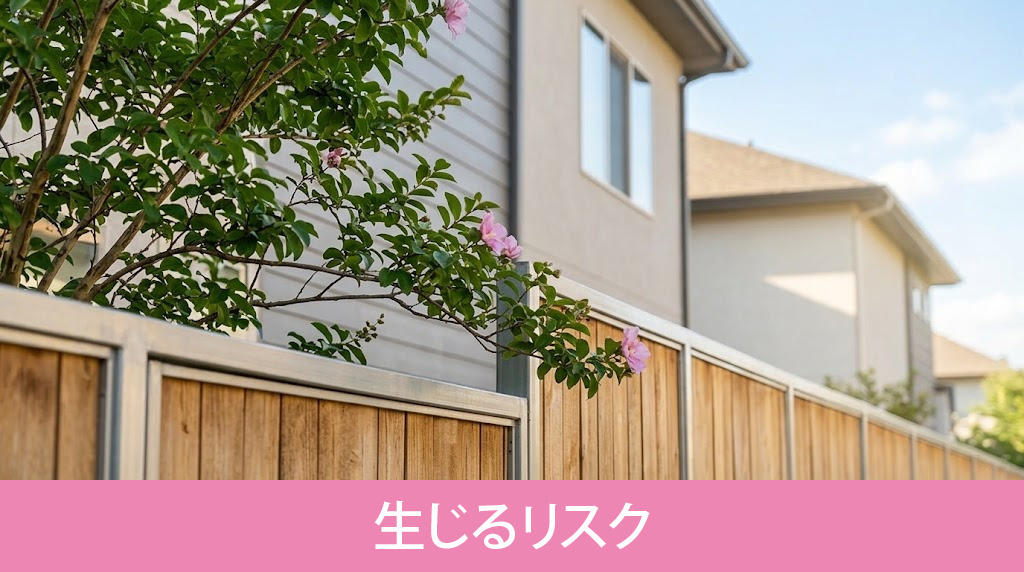 隣地境界線の確認を怠った場合に生じるリスク