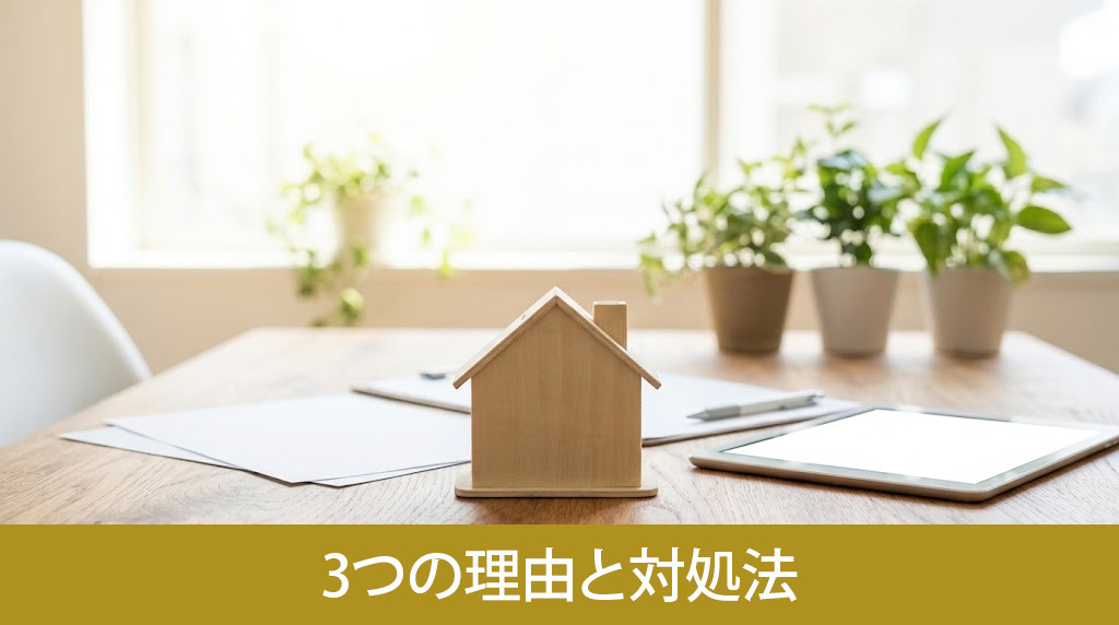 タウンハウスが売れない3つの理由と対処法