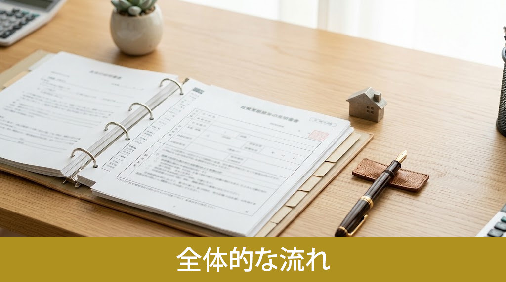 土地を相続した際の手続きの全体的な流れ