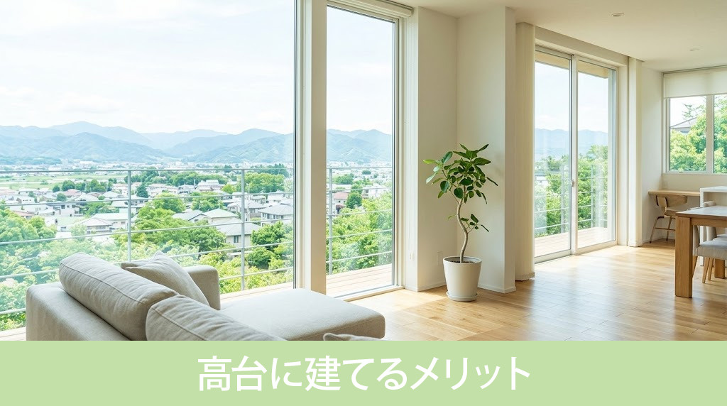 高台に建てるメリット