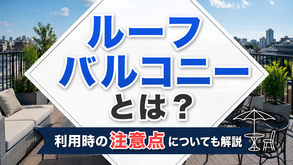 ルーフバルコニーとは?利用時の注意点についても解説