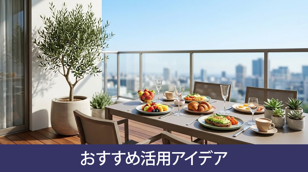 ルーフバルコニーのおすすめ活用アイデア