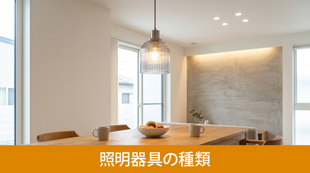 知っておきたい照明器具の種類
