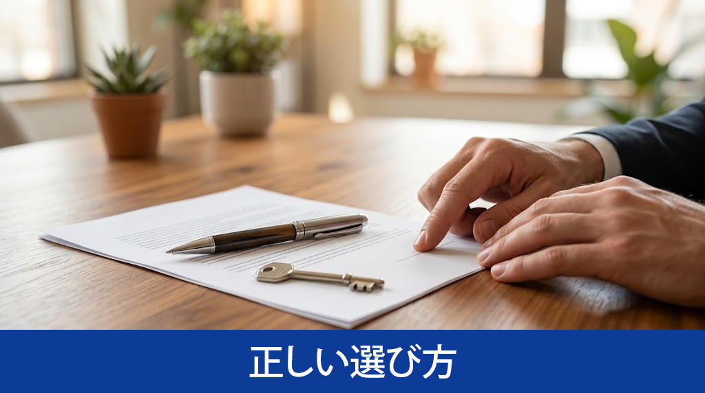 媒介契約の正しい選び方