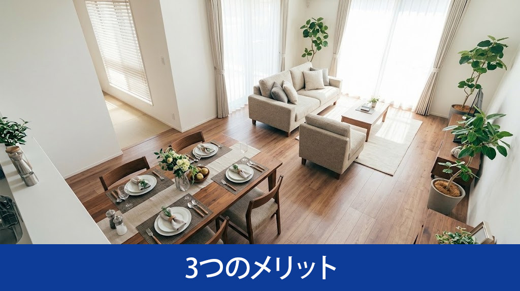 オープンハウスを実施する3つのメリット