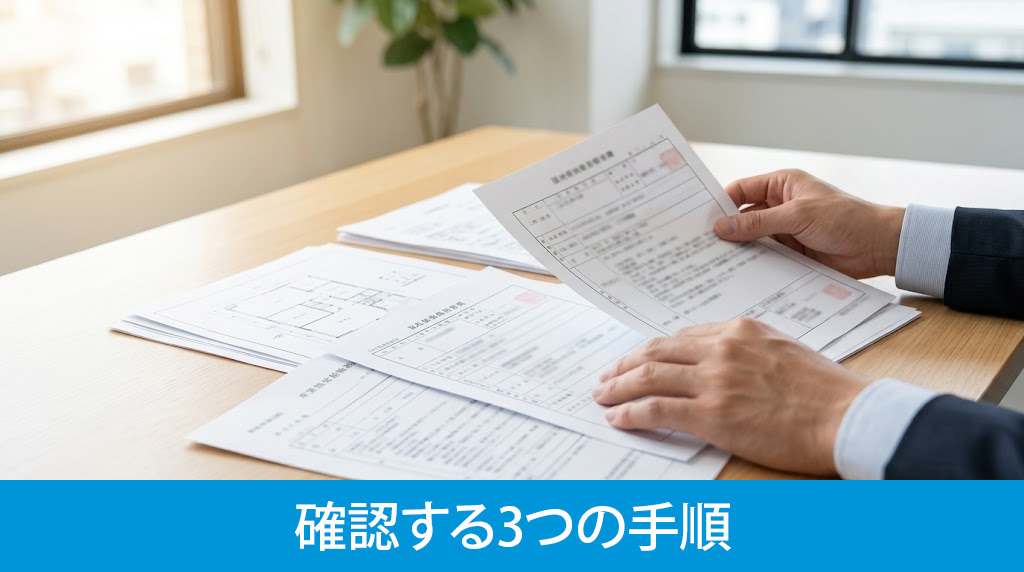 地目を確認する3つの手順