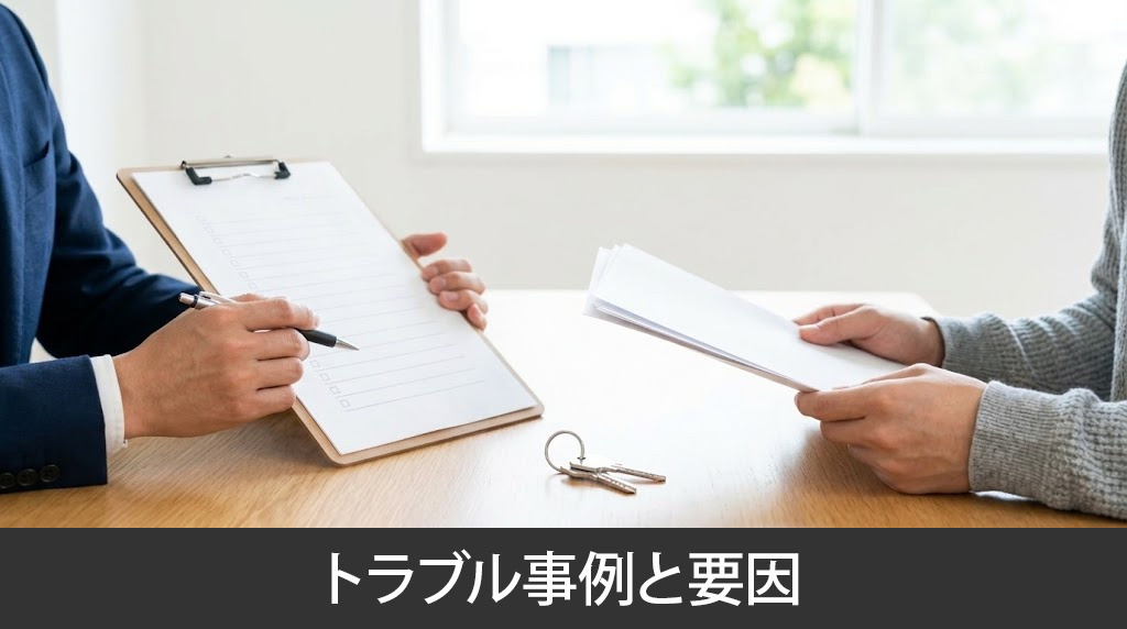原状回復を巡る主なトラブル事例と要因