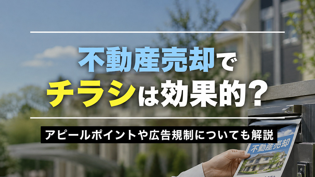 不動産売却でチラシは効果的?アピールポイントや広告規制についても解説