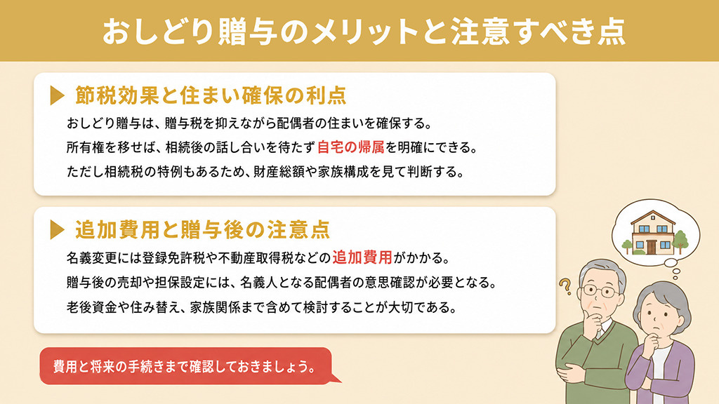 おしどり贈与のメリットと注意すべき点
