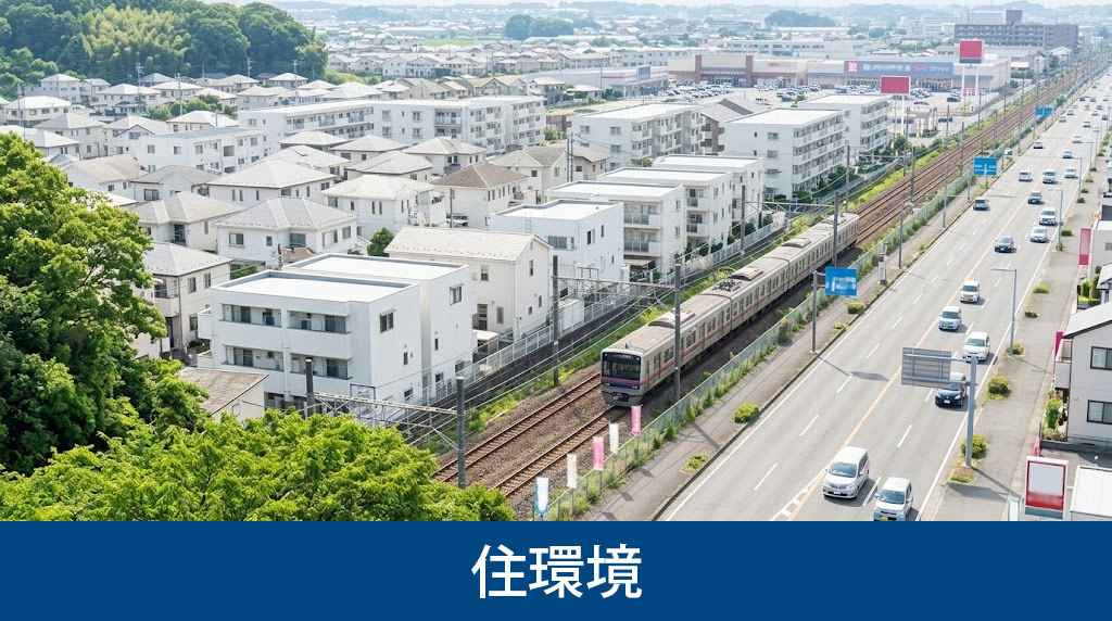 姫路市飾磨区周辺の住環境