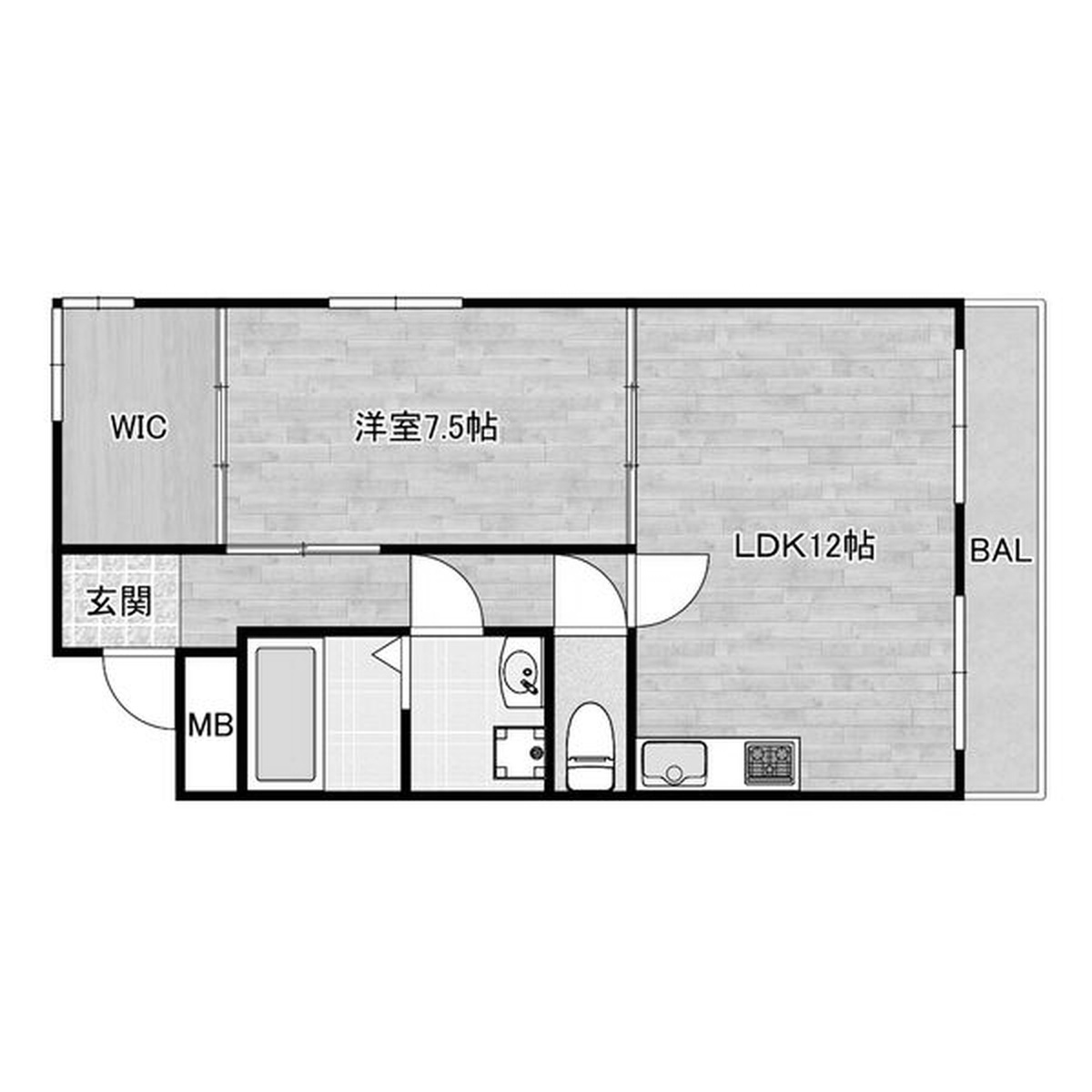 JTBマンション603 間取り図
