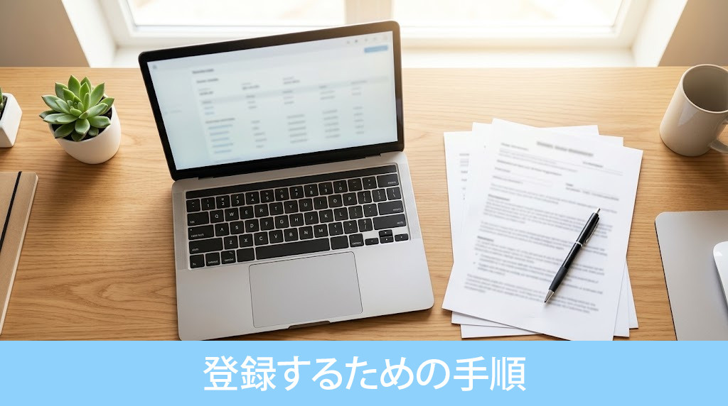空き家を登録するための手順