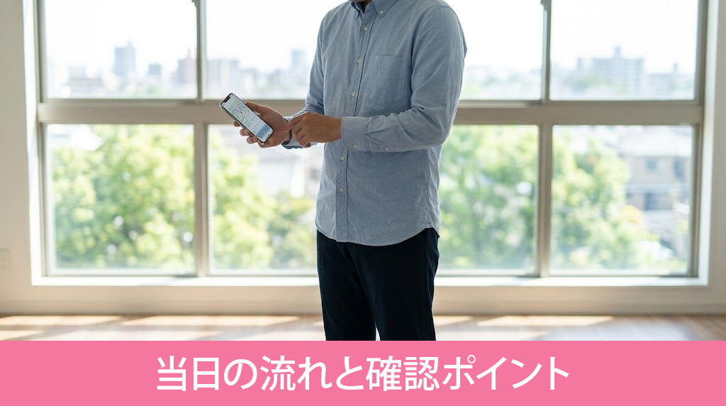 退去立ち会い当日の流れと確認ポイント