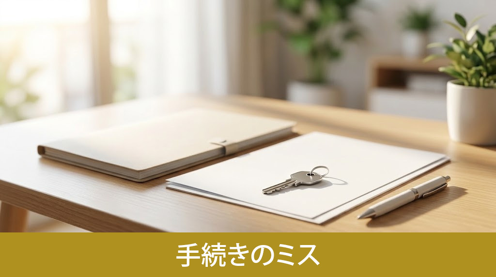 家の売却後にやってはいけない手続きのミス