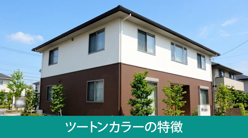 外壁塗装におけるツートンカラーの特徴