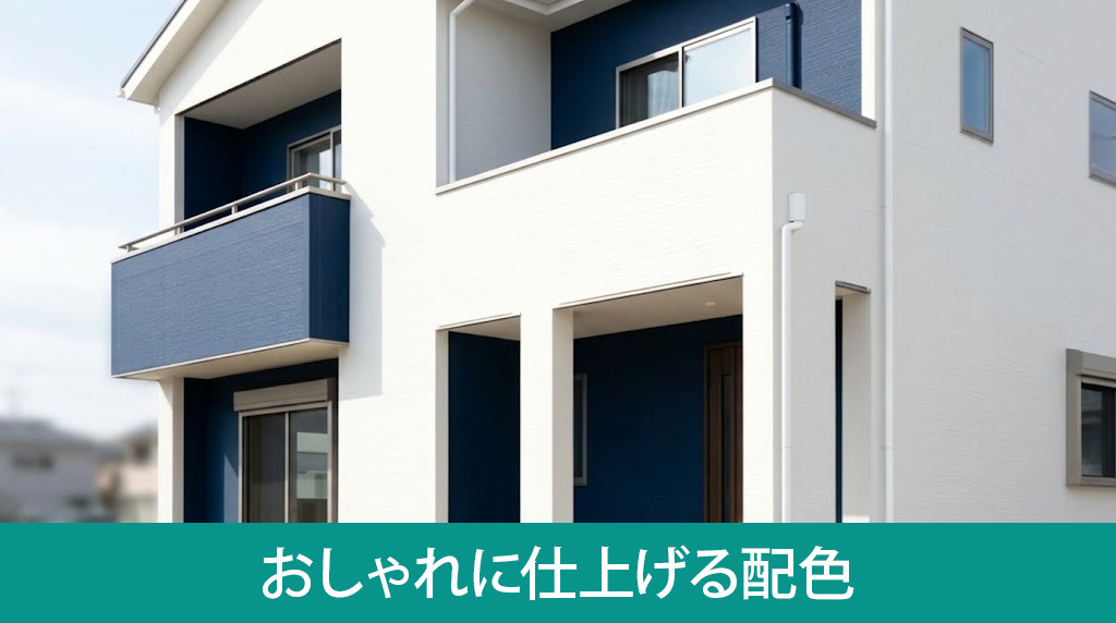 ツートンカラーをおしゃれに仕上げる配色