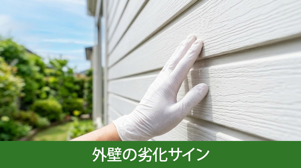 塗り替え時期を知らせる外壁の劣化サイン