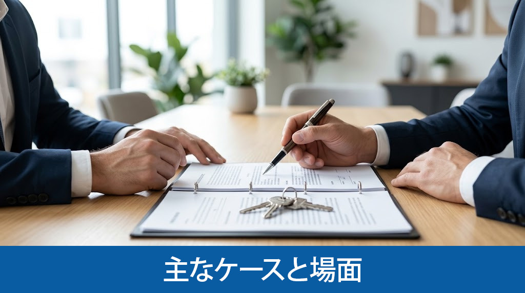 共同担保目録が必要となる主なケースと場面