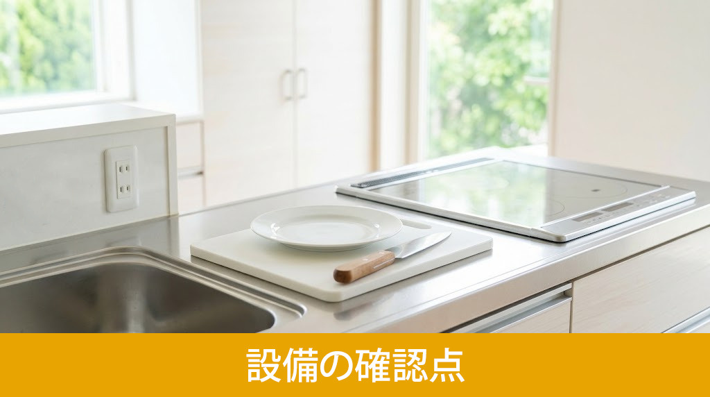 生活を左右する設備の確認点