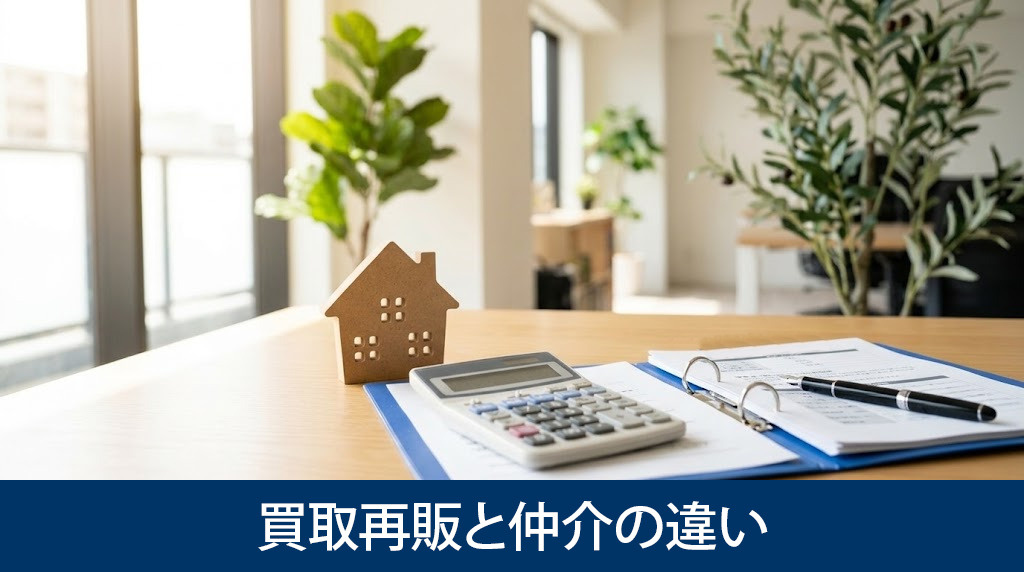 不動産買取再販と仲介の違い