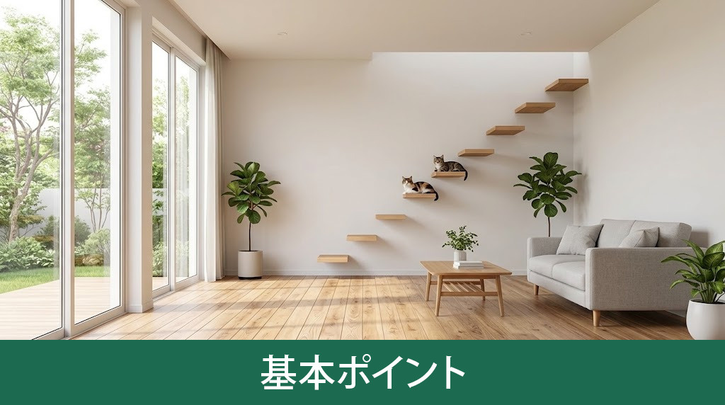 新築で猫と快適に暮らすための基本ポイント