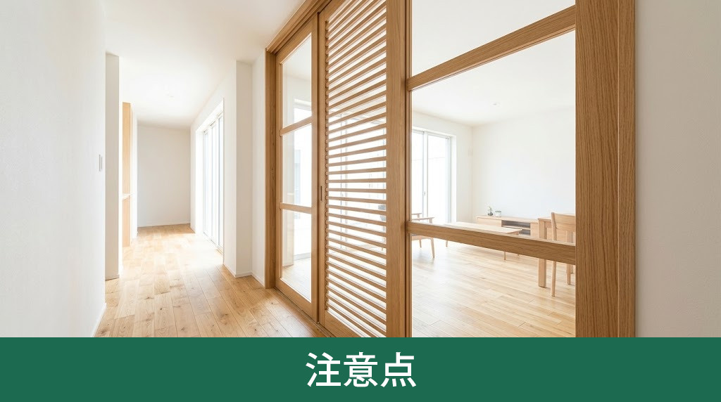 家の各エリアで気を付けたい設計の注意点