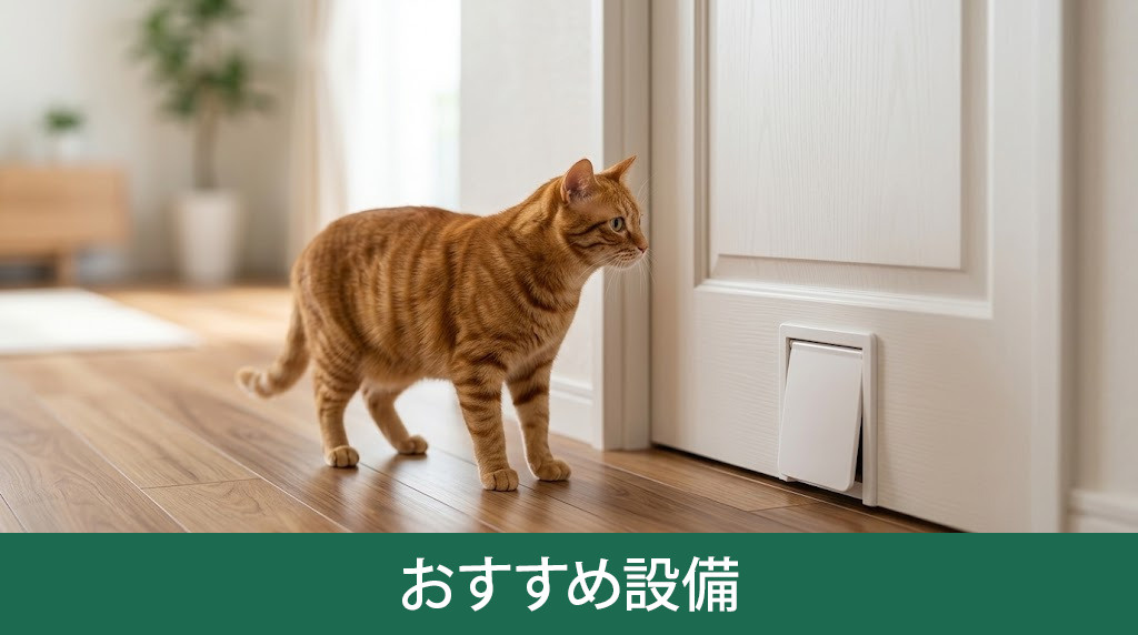 猫と共生するために導入したいおすすめ設備