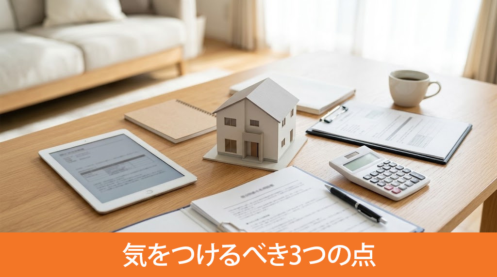 購入前に転勤族が気をつけるべき3つの点
