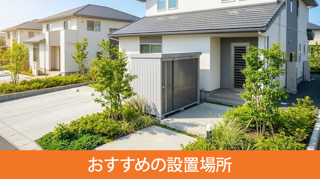 使い勝手が向上するおすすめの設置場所