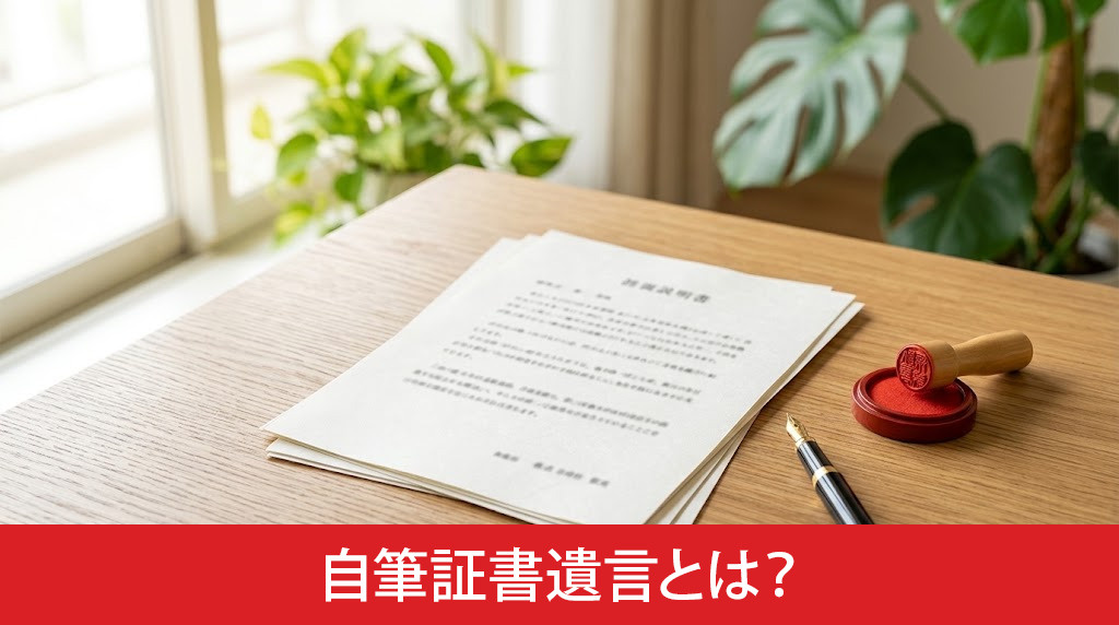 自筆証書遺言とは?