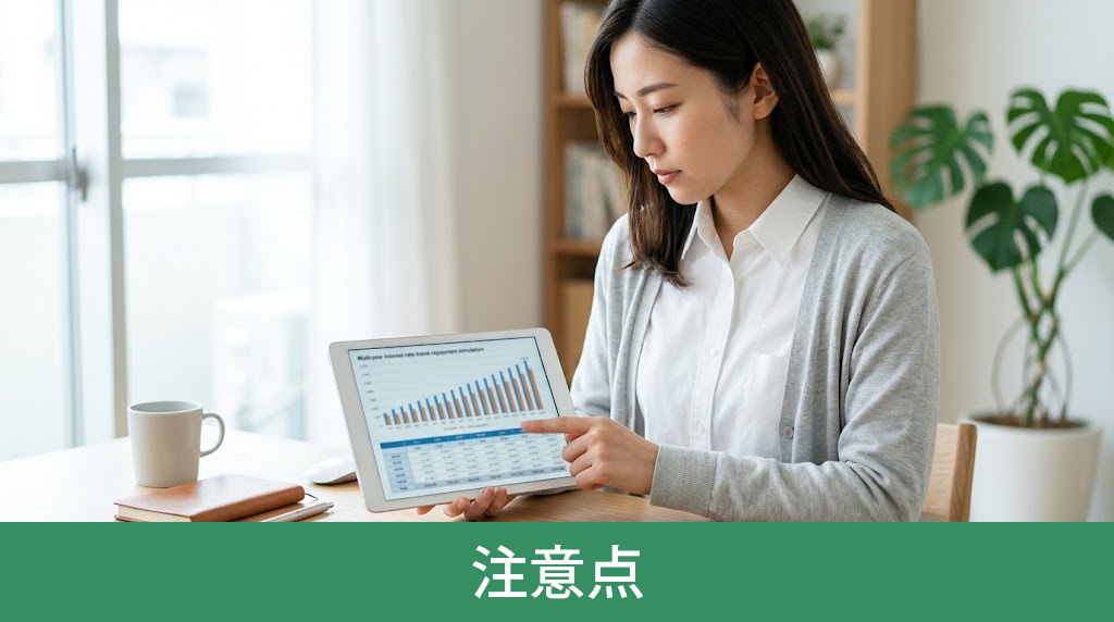 無担保住宅ローンの注意点